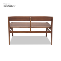 Meubles de maison OEM et ODM meubles de salle à manger bancs en bois avec dossier style coréen et japonais