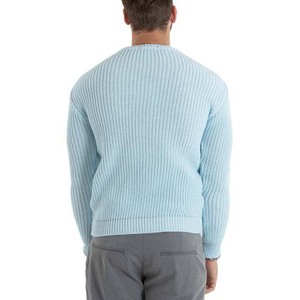 Pull pour homme avec LOGO personnalisé Pull à motif jacquard Tricots Hiver Pull à col rond Pull tricoté Design Pull décontracté personnalisé pour homme - Product Image 5