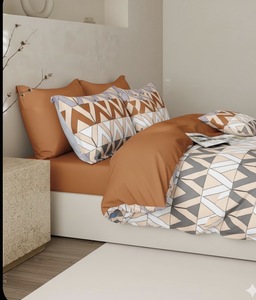 Homeluxe ชุดผ้าไมโครไฟเบอร์ผ้าโพลีเอสเตอร์ผ้าทอไมโครไฟเบอร์น้ำหนักเบาให้ความรู้สึกนุ่มเป็นพิเศษด้วยธีมเรขาคณิตสมัยใหม่ - Product Image 3