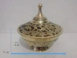 งานฝีมือทองเหลือง Aftaba ด้วยทองตกแต่งทองเหลือง Aftaba เคลือบ - Product Image 3