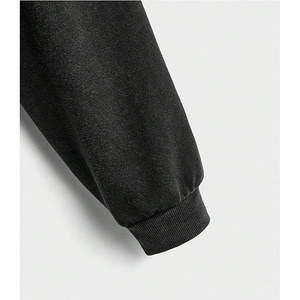 Sudadera con Capucha Negra para Mujer 2025/2026, Transpirable, de Secado Rápido, Informal, de Invierno, con Logotipo Frontal, Tinte Liso, Personalizable para Uso Diario - Product Image 4