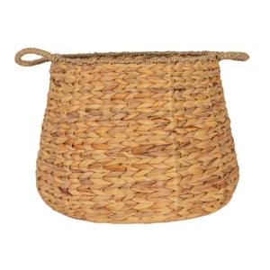 Clarabel Round Water Hyacinth and <b>Seagrass</b> <b>Basket</b> with Handles Handmade Storage <b>Basket</b> Wholesale eco-friendly Made in Vietnam - Product Image 4