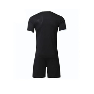 Maillot de football Elite Blackout avec impression graphique Gold Line frappante Kit de qualité Pro pour l'entraînement d'équipe et les matchs uniformes de football - Product Image 4