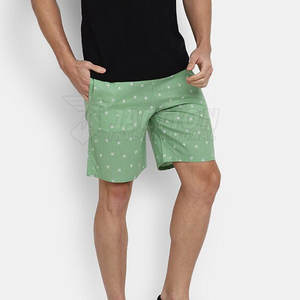 Pantalones cortos informales para hombre superventas tamaño personalizado 100% algodón secado rápido y transpirable diseño de cintura media con logotipo personalizado - Product Image 4