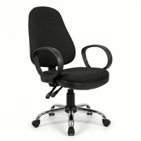 Silla de Oficina Ejecutiva Ergonómica Ajustable de Alta Calidad, Base de Metal con Elevación a Gas, Diseño Moderno, Uso Comercial, Oficina en Casa, Gimnasio
