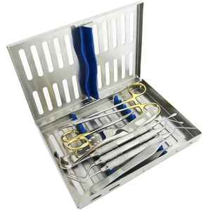 Kit de instrumentos de microcirugía dental Espejo dental reutilizable de acero inoxidable Fuentes de alimentación manuales Garantía de 5 años Medicab Surgical - Product Image 2