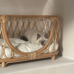 ตะกร้านอนแบบเรียบง่ายสำหรับสัตว์เลี้ยงทำมือน้ำหนักเบาและระบายอากาศได้ดี - Product Image 2