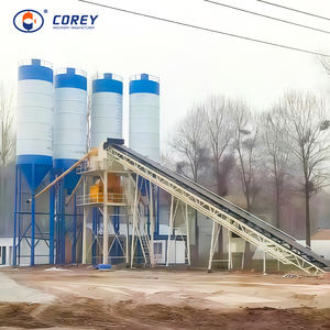 Planta Mezcladora de Concreto Fija de Doble Eje con Cinta Transportadora, Planta Dosificadora de Concreto Estacionaria de 90m³/h - Product Image 6