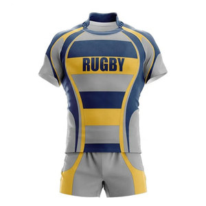 Maillot Rugby Adulte Pas Cher En Gros Chemises Uniforme Rugby Impression Par Sublimation Maillot Rugby En Tissu Polyester - Product Image 1
