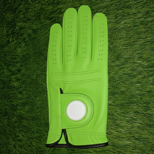 Gants de golf sportifs en cuir véritable personnalisés pour hommes et femmes, respirants, doux, durables, antidérapants, avec fermeture auto-agrippante, toutes saisons, fabrication OEM - Product Image 5