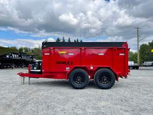 Nuevo remolque volquete doble A 6X10 con Tractor de lados altos a la venta, remolque basculante hidráulico, remolque agrícola, Tractor al por mayor - Product Image 2