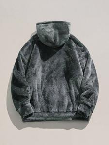 Sweat à capuche en molleton de coton de qualité supérieure pour hommes et femmes Poche kangourou spacieuse et poignets côtelés Sweat à capuche de style Streetwear - Product Image 5