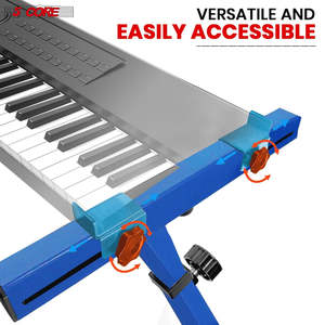5 Core Keyboard <b>Stand</b> Z Shape Adjustable Foldable Heavy Duty Key Board Piano DJ <b>Controller</b> <b>Stands</b> - Product Image 6