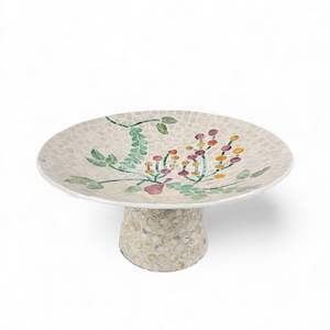 Support à nourriture en nacre, fait à la main, coquille naturelle pour la présentation des aliments, directement du Vietnam - Product Image 1