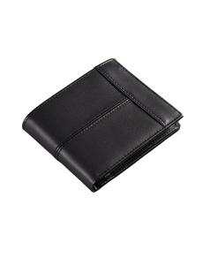 กระเป๋าสตางค์หนังแท้แบบพับสองตอนสำหรับผู้ชาย ป้องกัน RFID ความจุเยอะ ช่องใส่บัตรเยอะ กันน้ำ - Product Image 6