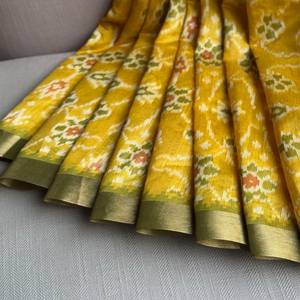 Sari de Seda Suave Banarasi Premium VASTRA COTTAGE, Tejido Jaal con Hilo Plateado, Pallu Tejido Enriquecido, Ropa Festiva con Blusa Lisa - Product Image 4