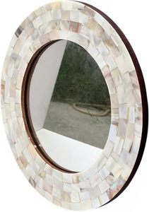 Low Price Handmade Mother of Pearl <b>Mirror</b> with Vintage Design From Indian Manufacturer AALIYAN IMPEX - Product Image 3