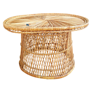 Table basse en rotin canné naturel Table d'appoint de chambre à coucher en osier fait à la main fabriquée au Vietnam - Product Image 4