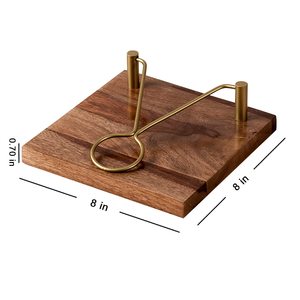 Wooden Napkin <b>Holder</b> & <b>Tissue</b> Paper Towel Dispenser Dining Table Decor Accessory for <b>Kitchen</b> Restaurant Hotel or Office - Product Image 2