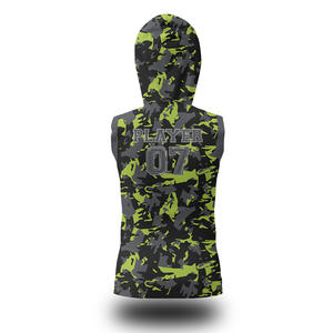 Uniformes de talla grande para 4 juegos, conjuntos de poliéster 100%, bandera 7on7, uniformes con capucha de compresión transpirables para fútbol - Product Image 2