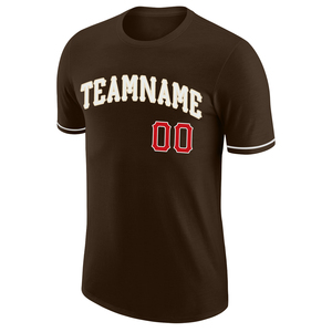 Camiseta de algodón para hombre, camiseta bordada en blanco, poliéster de la mejor calidad, camisetas con logotipos personalizados para hombres y mujeres con nombre de equipo y estampado de números - Product Image 1