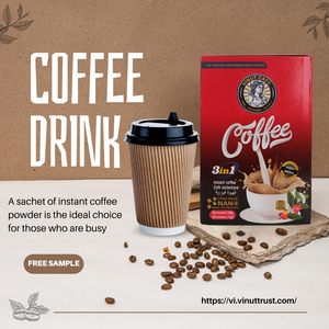 Café Orgánico en Polvo Arábica y Robusta, Marca Privada, Café Molido OEM, Café Instantáneo de Alta Calidad con VINUT TRUST - Product Image 2