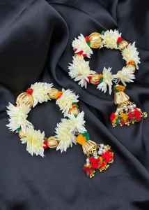 Mehndi Mayoon, bracelets artisanaux en perles artificielles écologiques pour femmes, ensembles de bracelets brodés, tailles et couleurs personnalisées disponibles - Product Image 4