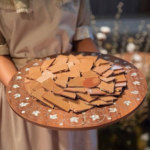 คุณภาพสูงไม้ช็อกโกแลตถาดเสิร์ฟ Mother Of Pearl Best Choice สำหรับ Eid ในเวียดนาม - Product Image 5