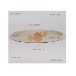 Dernier modèle de plateau de service en fer de forme ronde plateau de service à dessert de taille personnalisée pour la maison et les hôtels - Product Image 1