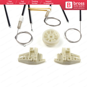 BWR284 Kit de réparation de lève-vitre porte avant droite pour Megane MK2 2002-2008 4/5 porte 8200325135 Bross pièces automobiles - Product Image 5