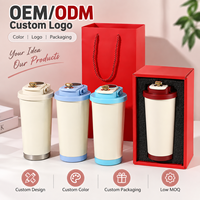 Mug isotherme intelligent en acier inoxydable 316 avec logo personnalisé, tasse à café de bureau avec emballage de type tiroir, coffret cadeau d'entreprise