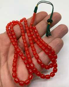 Musulman Tasbih 33 Perles Agate Naturelle Chapelet de Prière Noms Arabes Gravé sur Cadeau Religieux Islamique Eid Ramadan - Product Image 2