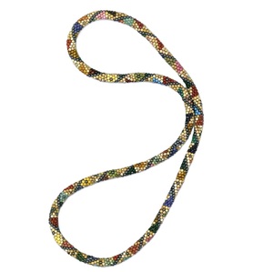 Collar de cuentas de semillas hecho a mano con estilo, collares de moda bohemios, collar de cuerda hecho a mano, collar de cuentas de semillas personalizado - Product Image 4