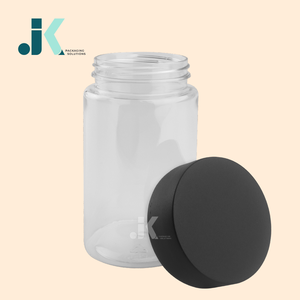 Pot de mélange d'herbes PET de haute qualité de 8oz avec bouchon CR Solutions OEM/ODM transparentes résistantes aux enfants pour bouteilles en plastique M0341 - Product Image 2