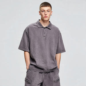 Camisa de Manga Larga Extra Grande con Hombros Caídos para Hombre, Cuello Camisero, Sólida, Transpirable y Antiarrugas - Product Image 6