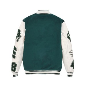 Vente en gros de vestes universitaires personnalisées pour hommes, belle veste de sport en laine décontractée, couleur unie, beau Letterman, Pakistan bon marché - Product Image 2