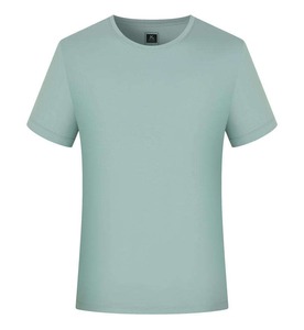 Venta al por mayor de alta calidad de impresión 95 Algodón 5 Spandex Camisetas Elastano Estiramiento Transpirable Gimnasio Camiseta de manga corta - Product Image 4