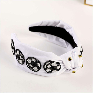 Set de Diadema Bordada con Cuentas de Alta Calidad, Estilo Americano, para Fútbol - Product Image 3