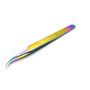 Pince à cils professionnelle en acier inoxydable de qualité supérieure avec poignée confortable antimagnétique Logo personnalisé pour l'extension des cils - Product Image 4