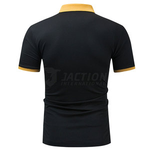 Prix bas Polos durables à manches courtes de couleur unie Polos confortables au design unique Nouvelle arrivée - Product Image 2