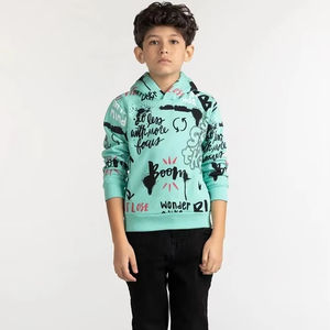 Sudaderas con estampado de camuflaje para niños, pulóver de mezcla de algodón con estilo para aventuras al aire libre - Product Image 1