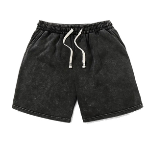 2025 Conjunto de moda de lavado ácido personalizado para hombres y mujeres Pantalones cortos con pechera con y sin relleno OEM Demanda sin mangas - Product Image 4