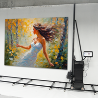 Máquina de Impresión Mural 3D Ecológica, Impresora Digital de Gran Formato para Diseño de Interiores