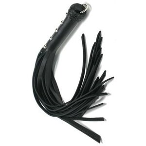 Flogger de Cuero Vacuno con Mango Trenzado, Alta Calidad, Resistente, para Cosplay, Juego de Roles y Actuaciones - Product Image 4