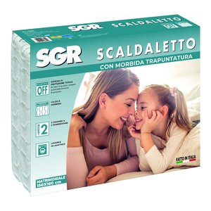 Imetec SGR Double Size Polyester Electric Blanket White 16804 Underblanket Warmer by SGR - Product Image 2