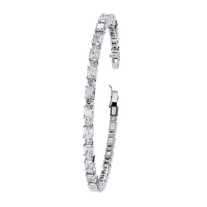 Fabulous 18K <b>Gold</b> Lab Grown Diamond Bracelet & <b>Bangle</b> Luxurious Jewelry - Product Image 1