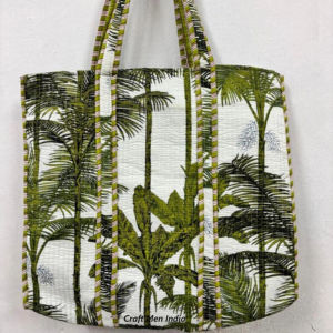 Bolso de Playa Grande, bolso de diseñador Hippie, bolso de algodón acolchado Vintage étnico de la India, bolsos acolchados de playa para mujer - Product Image 1