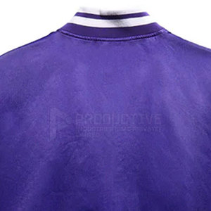 Veste en satin de couleur personnalisée pour hommes, vêtements coupe-vent tendance pour l'hiver - Product Image 4