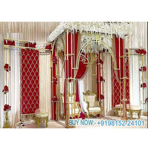 ห้องจัดเลี้ยงงานแต่งงานทันสมัย โครงเหล็กตกแต่งงานแต่งงานสุดพิเศษ โครงเหล็กประดับดอกไม้ ดีไซน์ใหม่ เสาโลหะสำหรับงานแต่งงาน โครงเหล็กงานแต่งงาน สหราชอาณาจักร - Product Image 1