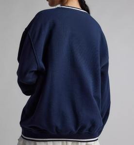 Sudadera de Mujer de Moda con Diseño Nuevo, Personalizable con Logotipo, de Alta Calidad y Venta Caliente, con Contraste de Color y Ribete - Product Image 3